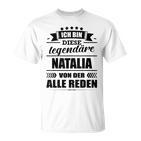 Name Nataliaorname Namensgeschenke Namenstag Fun T-Shirt