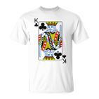 Playing Card King Of Clubs I Cross King S T-Shirt