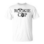 Rookie Novelty Rookie Cop Police Gray T-Shirt