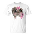 Sad Hamster Meme Drink Bottle Gray T-Shirt