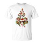 Santa Beagle Christmas Decoration Xmas Beagle Mum  T-Shirt