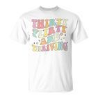 Thirty Flirty And Thriving 30Th Birthday Retro 30 Years T-Shirt