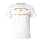 Yellowstone Dutton Ranch Gold Pocket Logo Long-Sleeved S T-Shirt