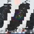 Abstract Jesus Sweatshirts