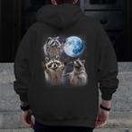 Raccoon Moon Hoodies