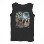 Raccoon Moon Tank Tops