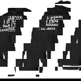I Can't Have Soft Friends Because I Talk A Lil On Back Long Sleeve T-Shirt