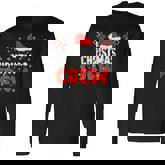 Christmas Crew Family Group Matching Christmas Pajama Party Long Sleeve T-Shirt