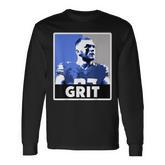 Detroits Aidans Hutchinson Grits Long Sleeve T-Shirt