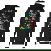Dinosaur T-Rex Tree Christmas Sweater Xmas Pet Dino Trex Long Sleeve T-Shirt
