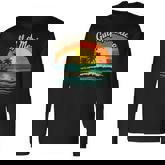 Gulf Of Mexico Beach Palms Summer Vacation Long Sleeve T-Shirt