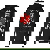 Do Not Pet Emotional Support Husband 2 Side Long Sleeve T-Shirt