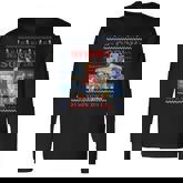 Sorry Merica's Full Trump Ugly Christmas Long Sleeve T-Shirt