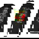 Straight Trippin' Jamaica Vacation 2025 Birthday Family Trip Long Sleeve T-Shirt