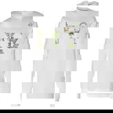 St Patrick's Day Dirty Martini Glasses Coquette Bow Long Sleeve T-Shirt
