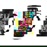 Feliz 100 Dias De Escuela Groovy 100 Days Spanish Teacher Coffee Mug