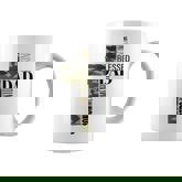 Christian Fathers Day Religious Camo Cross Blessed Dad Coffee Mug
