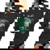 Earth Day Is Every Day Sea Turtle Animal Saving Earth Women Hoodie