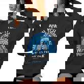In March We Wear Blue Ribbon Rainbow Colon Cancer Awareness Women Hoodie