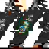 Mother Earth Hugging Planet Cool Earth Day Save Our Planet Women Hoodie