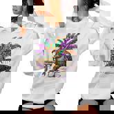 Mardigator Alligator Carnival Costume Mardi Gras Women Hoodie