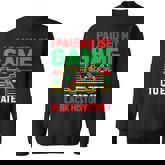 Black History Month Gamer African American Pride Boys Men Sweatshirt