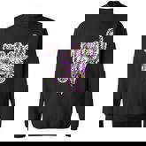 Coquette Bow Mardi Gras New Orleans Louisiana Dalmatian Dots Sweatshirt