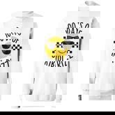 Retro 100 Days Of Skibidi Rizz Smile Face 100 Days Of School Sweatshirt
