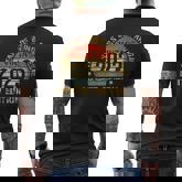 2 Year Old Bday Decorations Son Boy 2Yr 2023 2Nd Birthday Men's T-shirt Back Print