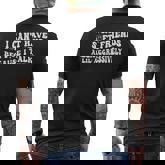 I Can't Have Soft Friends Because I Talk A Lil On Back Men's T-shirt Back Print