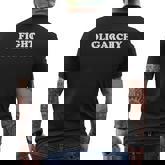 Fight Oligarchy Stand Against Corporate Greed Activist Men's T-shirt Back Print