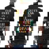 Bruh It's Spring Break Vintage Spring Break 2025 Men's T-shirt Back Print