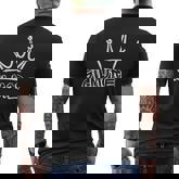 Gilmore Family Name Cool GILMORE Name And Royal Crown Men's Back Print T-Shirt