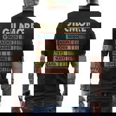 Gilmore Family Name Gilmore Last Name Team Men's Back Print T-Shirt