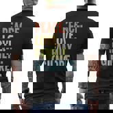 Gilmore Last Name Peace Love Family Matching Men's Back Print T-Shirt