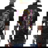 Japanese Streetwear Cyberpunk Angel Y2k Techwear Manga Anime Men's T-shirt Back Print