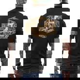 Southern Boy Camouflage Hunting Dog Hello Hunting Season Men's T-shirt Back Print