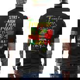 Straight Trippin' Jamaica Vacation 2025 Birthday Family Trip Men's T-shirt Back Print