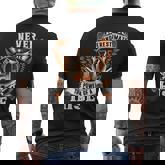Never Underestimate The Power Of Hise Hise Name Men's T-shirt Back Print