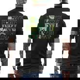 Western Howdy Cowboy St Patty's Lucky Irish St Patrick's Day Men's T-shirt Back Print