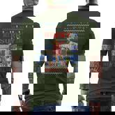 Sorry Merica's Full Trump Ugly Christmas Men's T-shirt Back Print