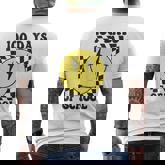 Retro 100 Days Of School Smile Face 100Th Day Of School Men's T-shirt Back Print