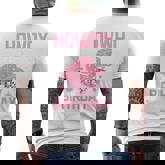 Western Howdy Its My Birthday Disco Cowgirl Men's T-shirt Back Print