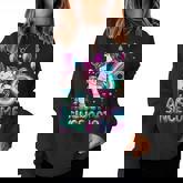 Flossing Unicorn 6 Year Old 6Th Birthday Girl Unicorn Party Women Sweatshirt