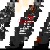 She Cheers He Plays Mom Of Both Cheer And Baseball Mom Women Sweatshirt