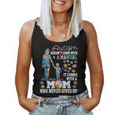 Autism Awareness 2025 Doesn't Come With A Manual Autism Mom Women Tank Top