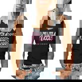 Checkered Mama Pink Checker Print Women Tank Top
