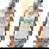 Denali National Park Mountains Nature Retro Sunset Vintage Women Tank Top