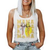 Mom Of Both Baseball Softball Coquette Baseball Women Tank Top