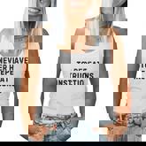 I Never Have To Repeat Instructions Teacher White Lie Party Women Tank Top